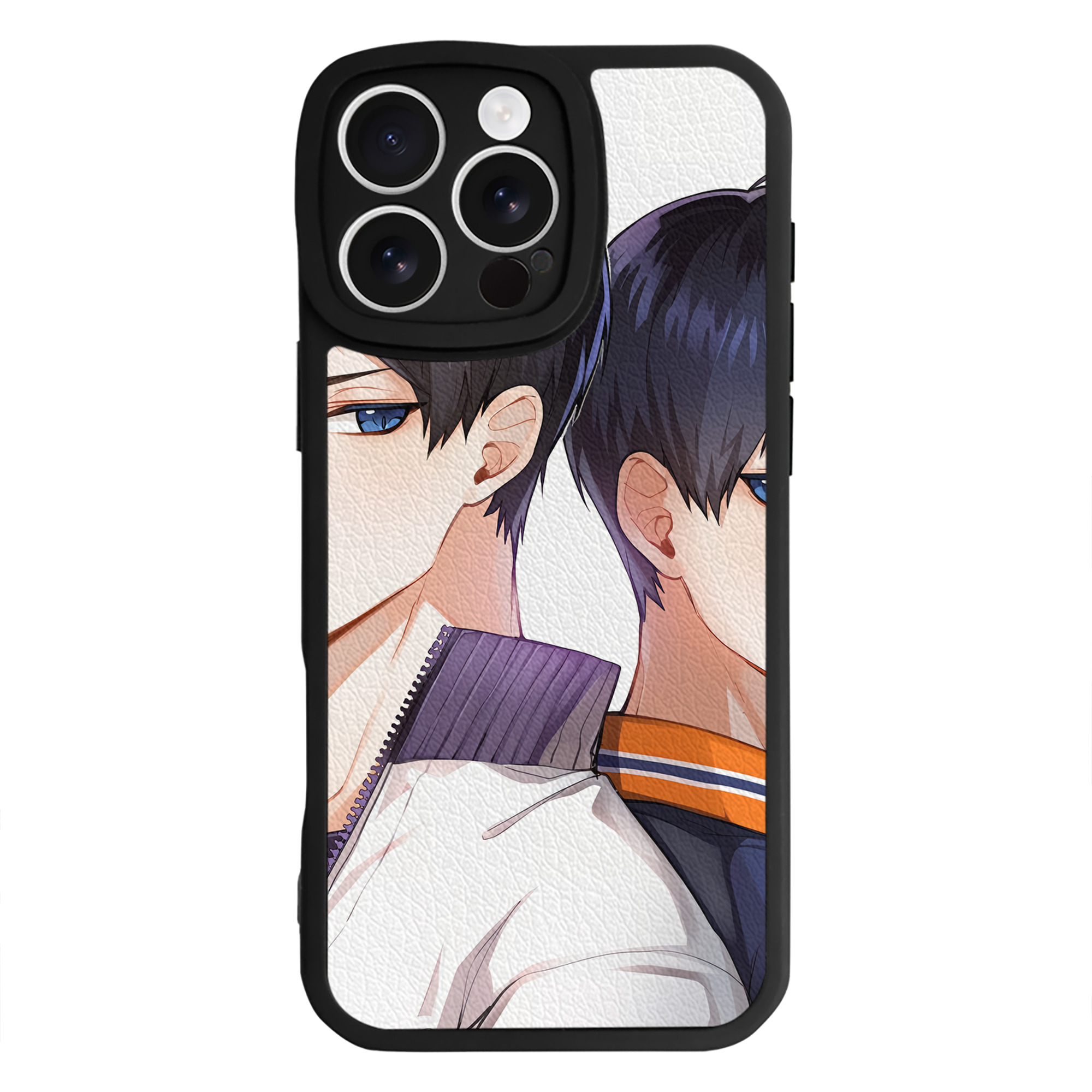 （画像用） ハイキュー!! Haikyu!! 【iPhone 16シリーズ対応】シリコンスマホケース（レザー調） 材質：シリコン